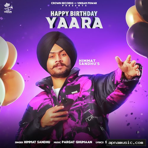 Happy Birthday Yaara by Himmat Sandhu, Himmat Sandhu - Album Cover