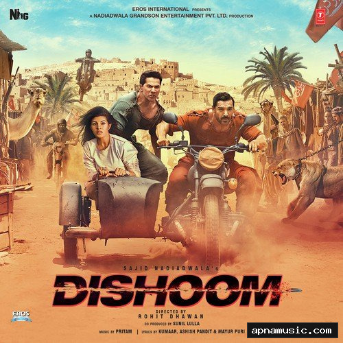 Toh Dishoom by Pritam, Raftaar, Shahid Mallya, Mayur Puri - Album Cover